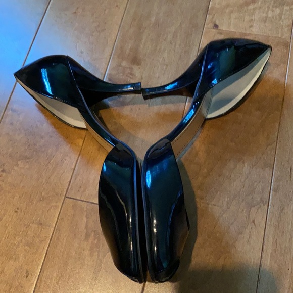 Zara Patent Leather Black Shoe Sz 39 - Picture 4 of 11